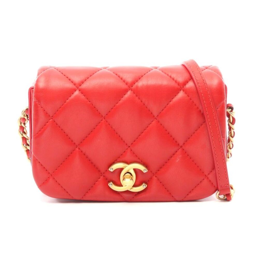 Chanel Lambskin Matelasse Mini Shoulder Bag